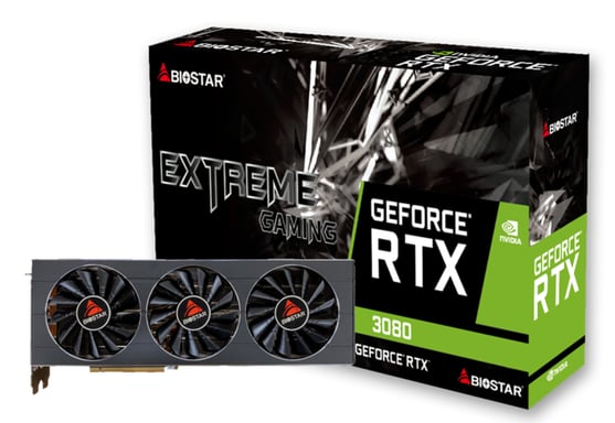 Biostar VN3806RMT3 tarjeta gráfica NVIDIA GeForce RTX 3080 10 GB GDDR6X