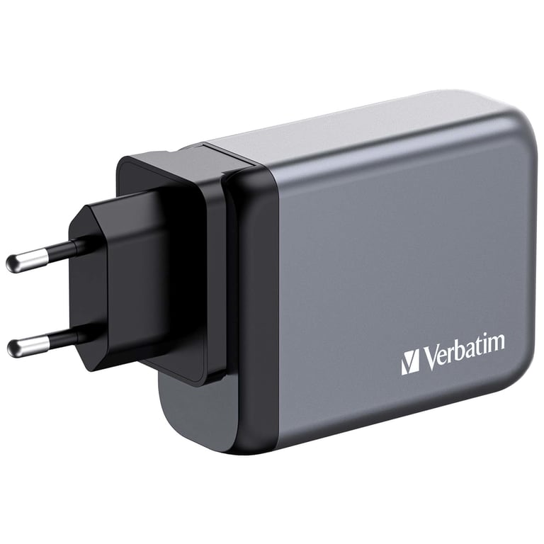 Verbatim GNC 100 GaN Charger 4 Port USB AC - vue 1