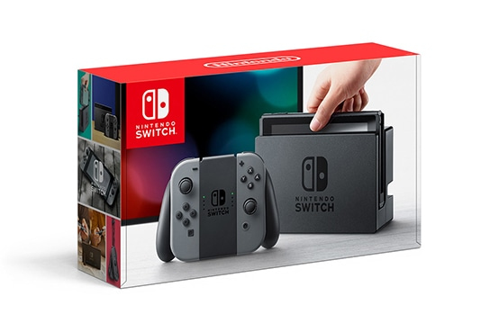 Switch - Console de jeux portables 15,8 cm (6.2'') 32 Go Wifi, Gris