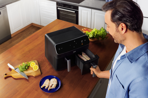 Beko FRL5388B friteuse Double 8,5 L Autonome 2400 W Friteuse d'air chaud Noir