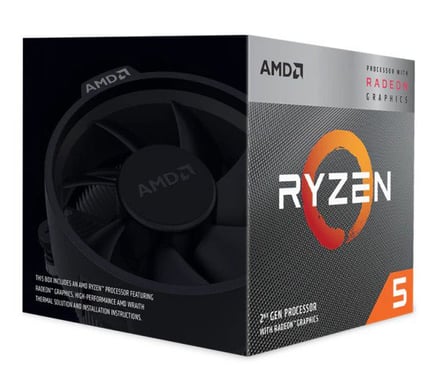 Procesador AMD Ryzen 5 3400G 3,7 GHz 4 MB L3 Box