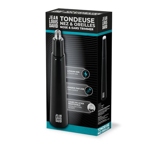 Tondeuse nez oreilles Jean Louis David Lames en acier inoxydable Batterie Lithium Ion Waterproof IPX7 - vue 9