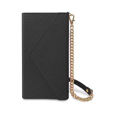Celly Athena funda para teléfono móvil Funda de protección Negro, Oro