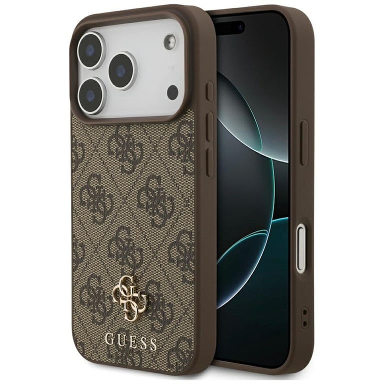 Guess Étui 4G Small Classic Logo MagSafe pour iPhone 17 Pro
