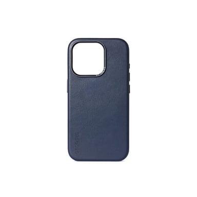 Coque pour Apple iPhone 15 Pro Max MagSafe en Cuir Pleine Fleur Ultra-Résistant Bleu marine