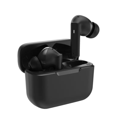 Akashi Auriculares Bluetooth con cancelación de ruido, autonomía 6h Negro