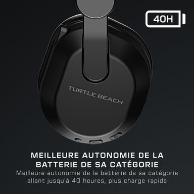 Turtle Beach Stealth 500 Noir PC Casque Gaming sans Fil w/ 40hr Batterie et Bluetooth pour PC, PS5, PS4 et Mobile