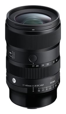 Objetivo SIGMA 17-40mm f/1.8 DC ART compatible con Fujifilm X