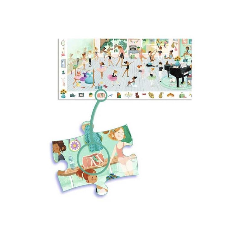 Puzzle 100 pièces Djeco 'école de danse - vue 3