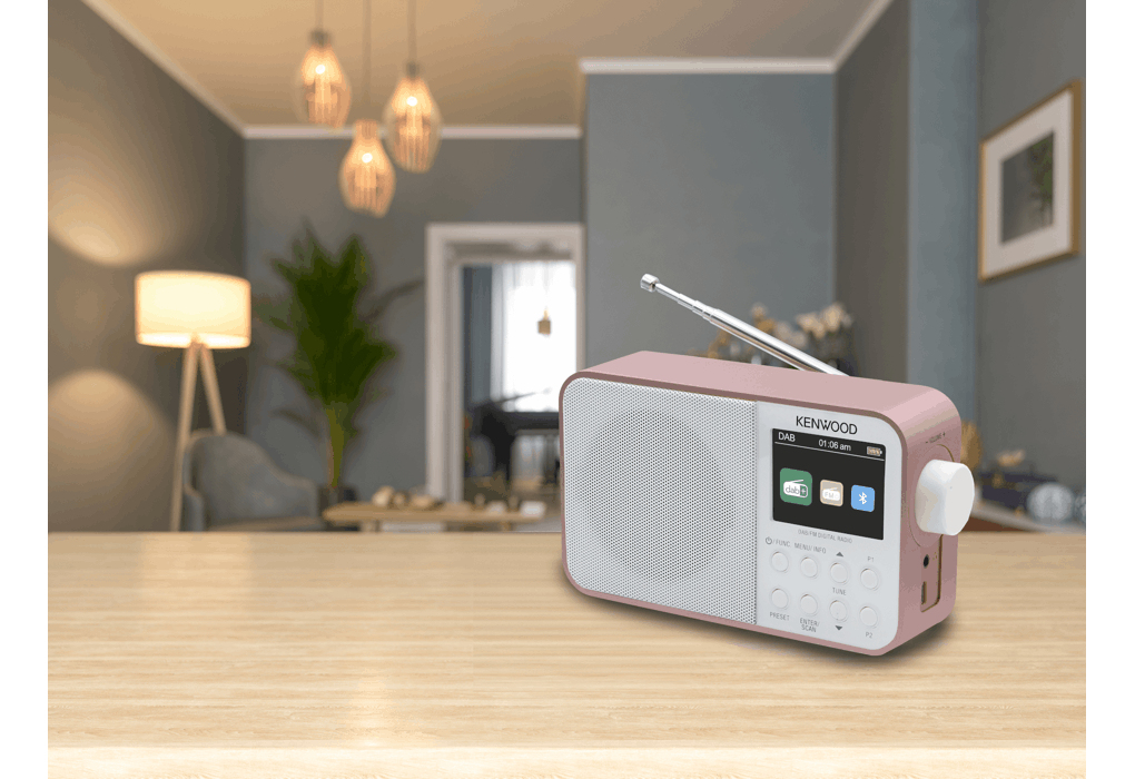 Kenwood CR-M30DAB-R Radio portable Numérique Or rose - Neuf