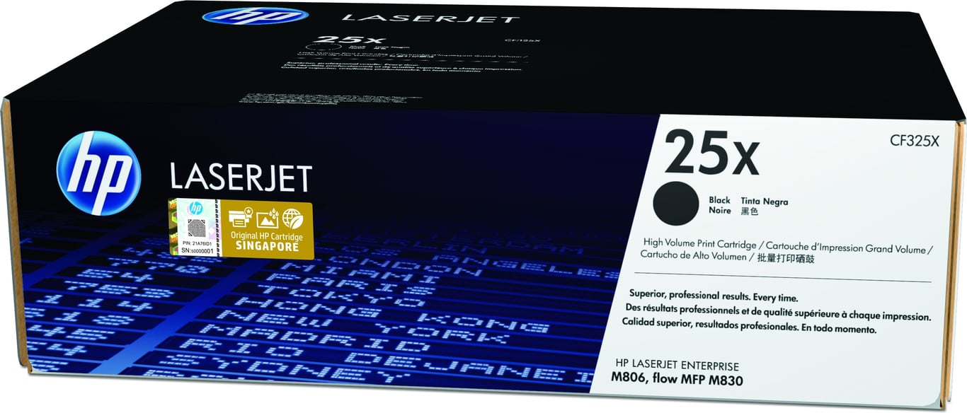 HP 25X Black LaserJet Toner Car - Neuf