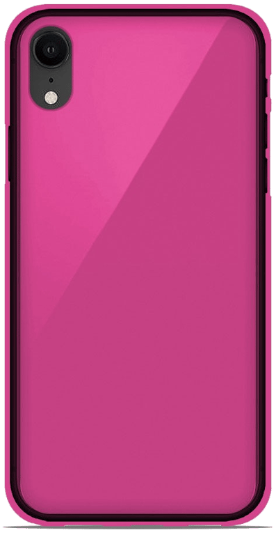 Coque silicone unie compatible Givré Rose Apple iPhone XS Max