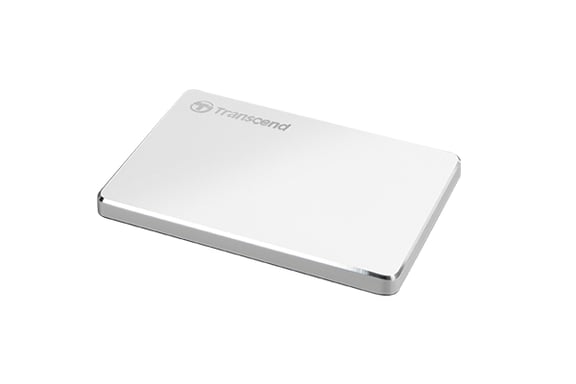 Transcend StoreJet 25C3S disque dur externe 2 To 2.5'' USB Type-C 3.2 Gen 1 (3.1 Gen 1) Argent