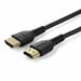 StarTech.com Câble HDMI Fin de 1,5 m, Câble HDMI 2.0 Flexible Certifié Premium avec Ethernet, UHD 4K 60Hz HDR10, Conception Durable en Fibre d'Aramide avec Gaine en TPE
