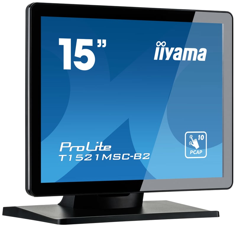 iiyama ProLite T1521MSC B2 écran plat de PC 38 1 cm 15 1024 x 768 pixels XGA LED Écran tactile Dessus de table Neuf - vue 3