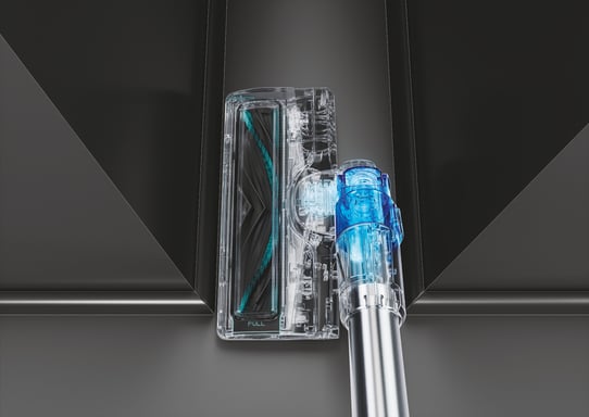 Hoover HF413HE 011 Aspiradora escoba Batería Secar Sin bolsa 0,7 L 240 W Negro, Plata