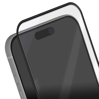 Crong Protector de pantalla de vidrio templado para iPhone 17 Pro, resistencia 9H Transparente