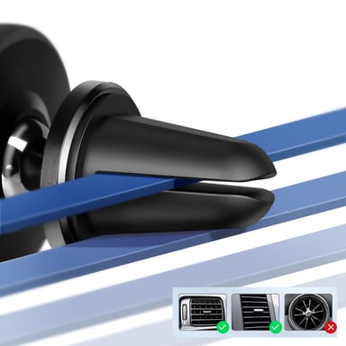 Supporto auto magnetico per telefono griglia ventilazione rotante 360°