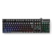Pack Gaming 5-en-1 QWERTY avec Clavier, Souris et Casque Rétroéclairé LED Noir