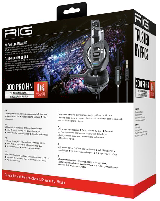 Casque Gaming Premium 300 Pro Hn Switch Nacon - vue 4