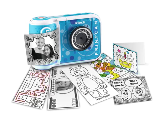 Appareil photo numérique pour enfants avec imprimante intégrée et effets amusants - VTech KidiZoom Print Cam