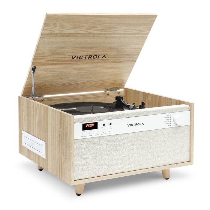 vinyle VICTROLA MUSIC CENTER 5EN1 CENTURY NATUREL - vue 3