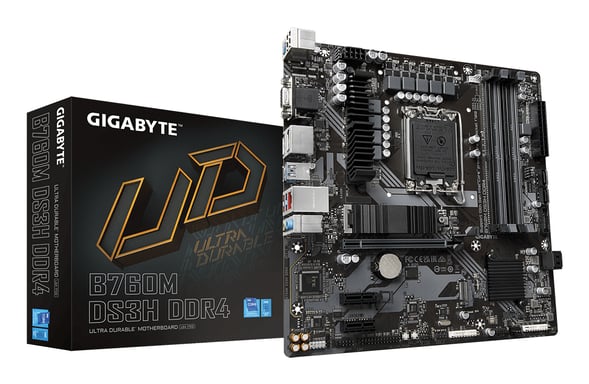 Scheda madre GIGABYTE B760M DS3H DDR4 Intel B760 Express LGA 1700 micro ATX