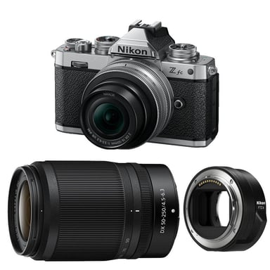 NIKON Z fc + Z 16-50 Plata + Z 50-250 + Adaptador FTZ II