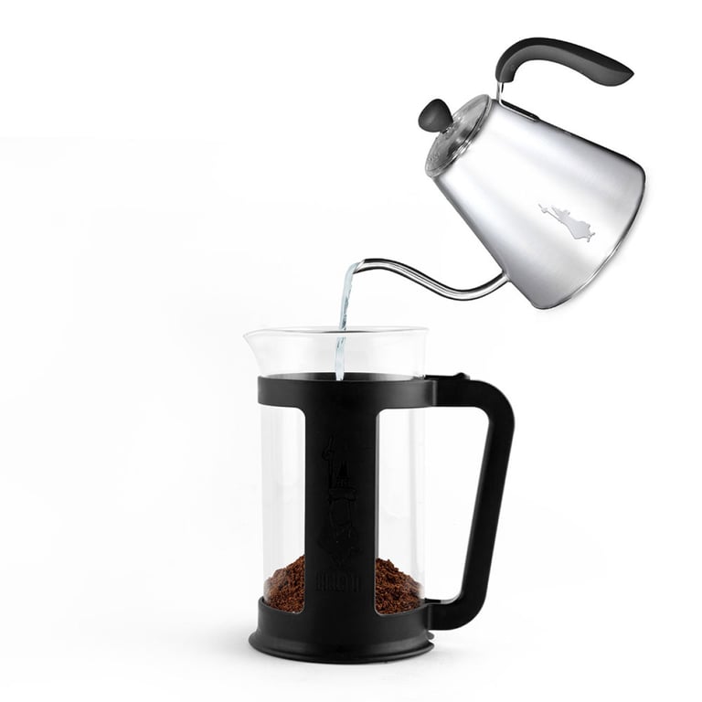 Cafetière à Piston Bialetti Smart – 1 L, Verre Borosilicate, Acier Inox 18/24 - vue 4