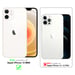 Coque pour Apple iPhone 12 MINI en NOIR NUIT Housse de protection Étui au design flip avec fermeture magnétique