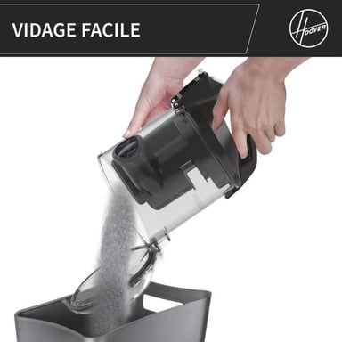 Aspirador sin bolsa - CANDY CAF34HM - 800 W - Cassette 2,5 L - 79 dBA - Filtro HEPA 13 lavable