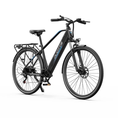 Bicicleta eléctrica DUOTTS C29 Lite: motor de 250 W, batería de 36 V y 13 AH, autonomía de 65 km, 27,5 pulgadas, para uso urbano con cambio Shimano de 7 velocidades