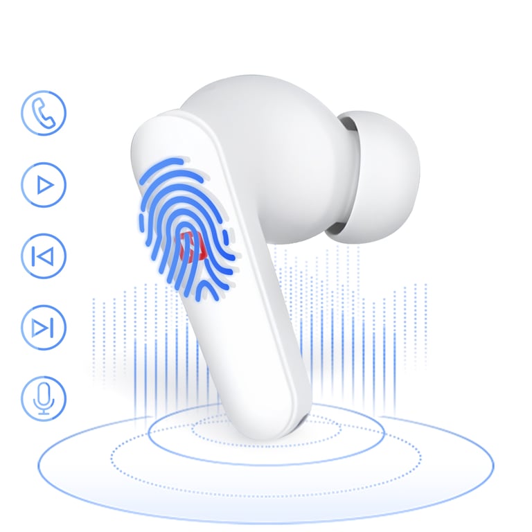 Écouteurs Bluetooth à Réduction de Bruit Autonomie 35 Heures Neuf - vue 5