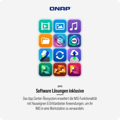 QNAP TBS-H574TX-I3-12G servidor de almacenamiento NAS Intel® Core™ i3 i3-1320PE 12 GB