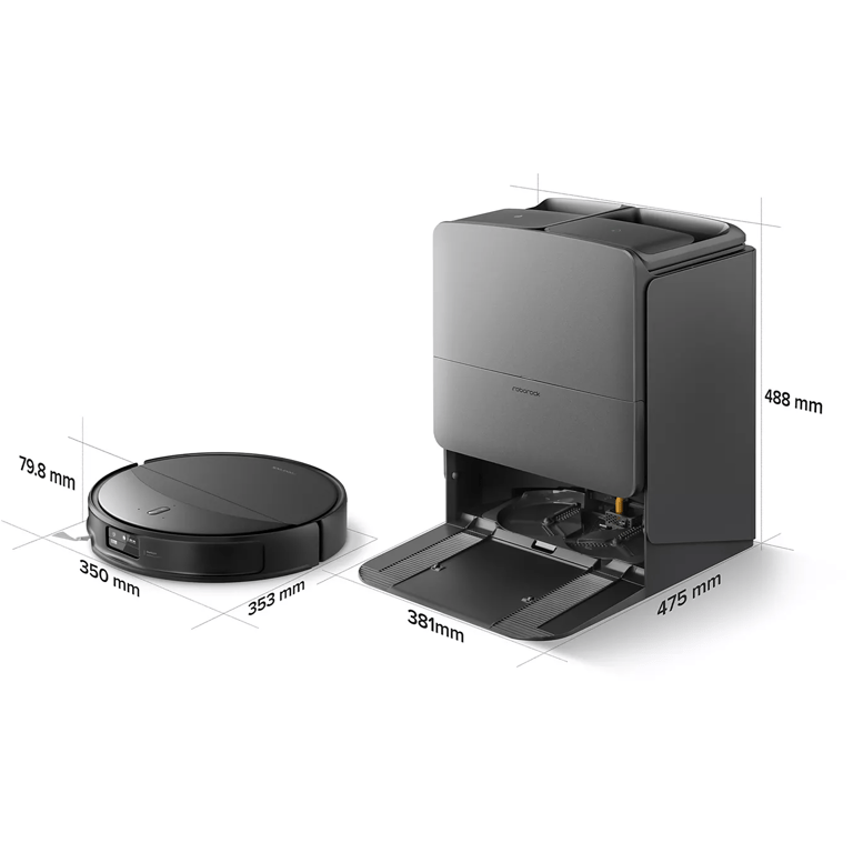 Aspirateur Robot Laveur ROBOROCK SAROS 20X 180 min 36 000 Pa 259 ml - vue 4