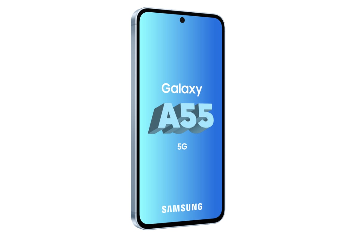 Galaxy A55 (5G) 128 Go, Bleu, Débloqué - Très bon état