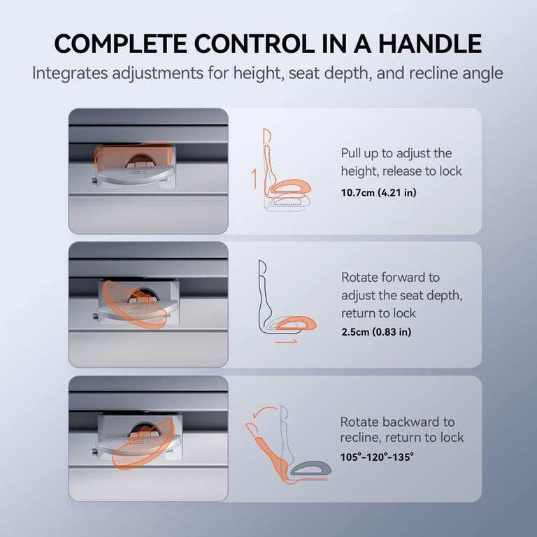 SIHOO Doro C300 Pro Chaise de bureau ergonomique Accoudoirs 5D support lombaire auto ajustable dossier en maille Jusqu'à 150kg 3 pieds réglables 92°/100°/112° Certifié BIFMATÜV 77x67x127cm Neuf - vue 2