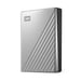 Western Digital WDBFTM0040BSL-WESN disque dur externe 4 To USB Type-C 3.2 Gen 1 (3.1 Gen 1) Argent