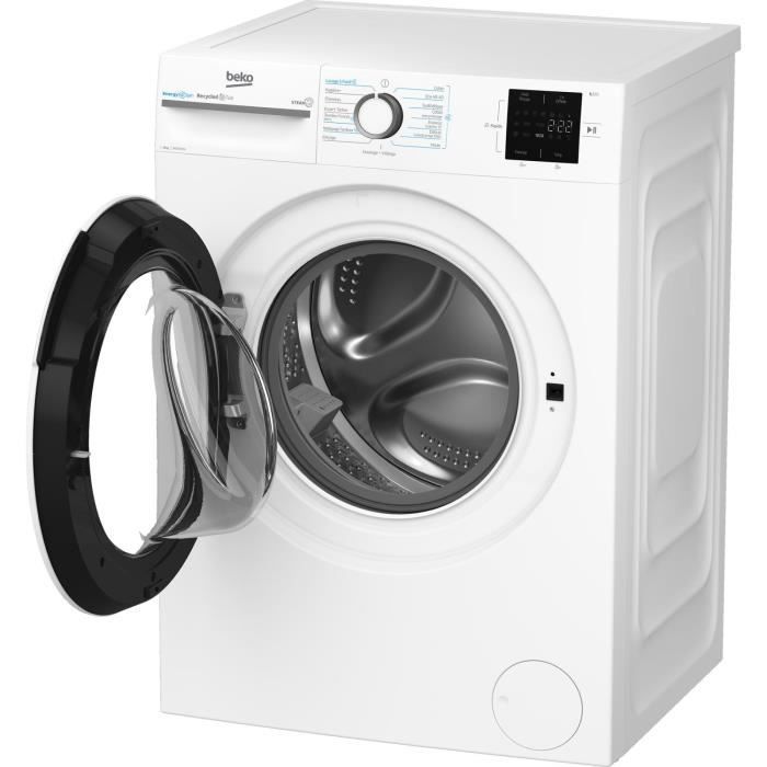Lave linge hublot BEKO LLFT39411 9 kg Induction L60cm 1400 trsmin Classe A - vue 5