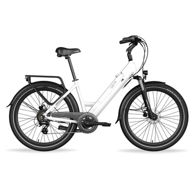 Vélo de Ville Électrique 26'' Smartbike - Legend Milano 14Ah Blanc