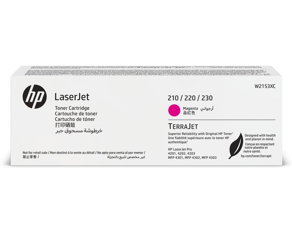 Hp W2153xc Original Contract Laserjet Toner Cartrid - vue 2