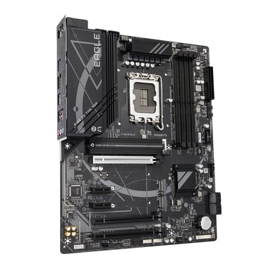 GIGABYTE Z790 EAGLE Carte mère - Prend en charge les processeurs Intel Core de 14e génération, VRM 12+1+1 phases, jusqu'à 7600MHz DDR5 (OC), 3xPCIe 4.0 M.2, 2,5GbE LAN, USB 3.2 Gen 2