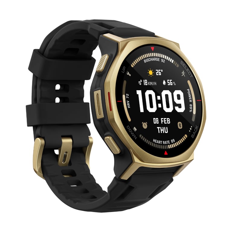 Amazfit T Rex 3 Pro GPS Boitier doré de 44 mm et bracelet Neuf - vue 2