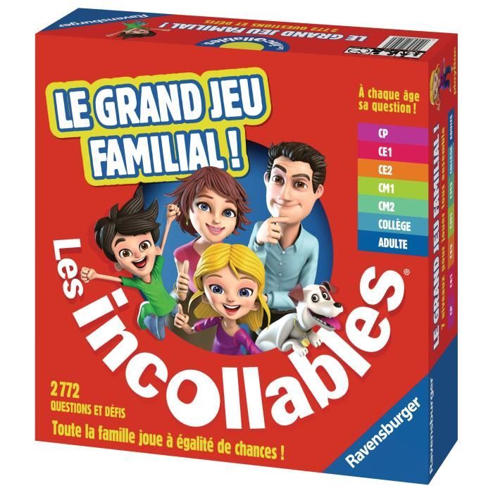 Jeu Familial Incontournable : Les Incollables de Ravensburger - Neuf