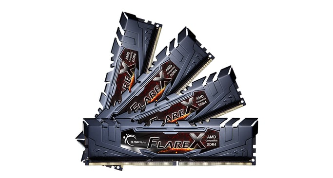 G.Skill Flare X (for AMD) F4-3200C16Q-64GFX módulo de memoria 64 GB 4 x 16 GB DDR4