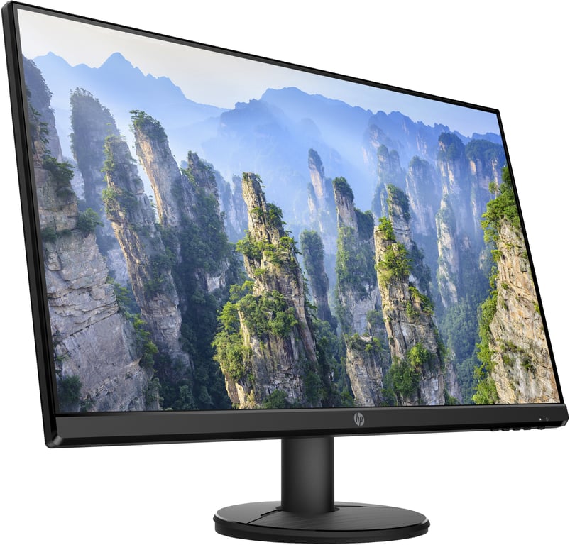 HP Ecran V27e Moniteur écran IPS Full HD 27 1920 x 1080 MicroEdge Antireflets Temps de réponse 5 ms Angle de vision de 178 ° Commandes - vue 4