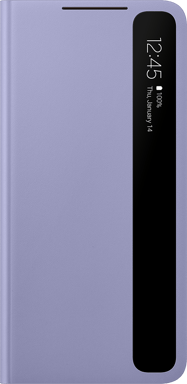 Folio pour Samsung Galaxy S21+ 5G S View Cover avec fenêtre transparente Violet Samsung
