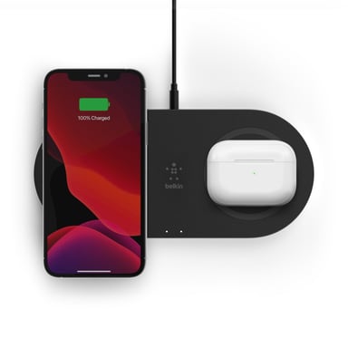 Belkin BOOST?CHARGE Smartphone Negro Corriente alterna Cargador inalámbrico Carga rápida Interior