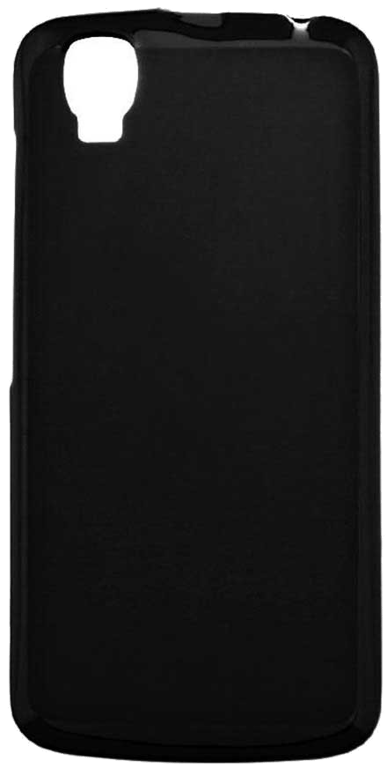 Coque silicone unie compatible Givré Noir Wiko Fizz