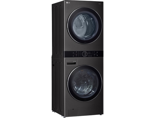 LG WashTower Lave linge 17kg / Seche linge 16kg Colonne de lavage et de sechage grande capacite Panneau de commande central AIDD - vue 4